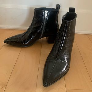 Everlane Boss Boot in Black Patent